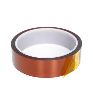 2-isıya dayanıklı Amber sarı Kaptons PET Polyester Film silikon yapıştırıcı süblimasyon epoksi reçine toz kaplama maskeleme bandı - Product Image 5