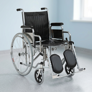 Reposapiés Elevador Ajustable y Acolchado para Silla de Ruedas, con Reposabrazos Abatibles, para Hospitales y Residencias de Ancianos - Product Image 1