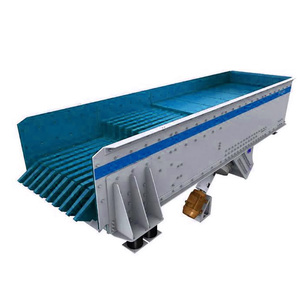 Heavy Duty Mining Vibrating Feeder Machine Electric Vibration Stone Crushing <b>Plant</b> Sand Aggregate Ore <b>Feeding</b> Customizable - Product Image 2