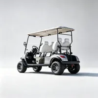 Voiturette de golf électrique haut de gamme LSV, prête à l'emploi, avec batterie au lithium, sièges et couleurs de carrosserie personnalisables, vente en gros directe usine pour terrains de golf, villas et communautés