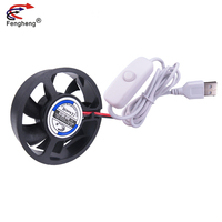 Mini ventilateur sans balais cc 50mm 50x50x10mm 2 broches 5V/12V/24V, Turbine pour imprimante 3D, ventilateur de pièce pour imprimante 3d