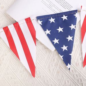 Banderas Promocionales Personalizadas con la Bandera Estadounidense, Banderas de Poliéster con Doble Costura, Asta de Aluminio, para Exteriores, Día de la Independencia - Product Image 3