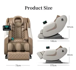 Elektrikli otomat pedikür tam vücut yatağı 4D sıfır yerçekimi lüks masaj koltuğu fiyat