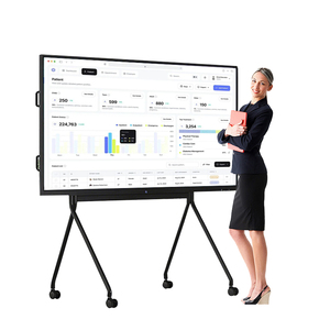 98-Inch 4K 20-Point Touch 120Hz Interactive Flat Panel <b>Whiteboard</b> for School Teaching Office Meetings Smart Board Conference Use - Product Image 1