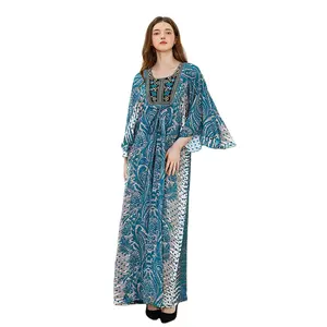 2021 New arrival long sleeve Wholesale Arab women's robe customization prayer Muslim clothing