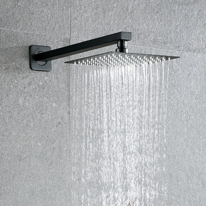 Shower Arm With Rain Shower Head 304 Stainless Steel Concealed Installation Bathroom Faucet Accessory Top <b>Spray</b> - Product Image 1