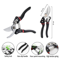 Vente chaude 3cm Jardin Sécateur SK5 En Acier Au Carbone Bypass Branche À Main Jardinage Sécateur Outils avec Poignée Antidérapante