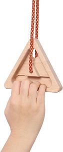Triángulo de Escalada Portátil de Abedul (13.3x2.9cm) para Entrenamiento de Fuerza y Entretenimiento - Product Image 3