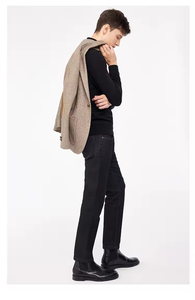 Costume d'affaires décontracté pour <span class=keywords><strong>homme</strong></span>, <span class=keywords><strong>tendance</strong></span> printemps-automne 2025, deux boutons, occasions formelles, blazer, grande taille, respirant - Product Image 6