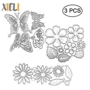 Blumen blätter Schmetterlings form Metalls tempel schneidet Präge schablonen werkzeug für Album dekoration Gruß karte DIY Bastel dekoration - Product Image 2