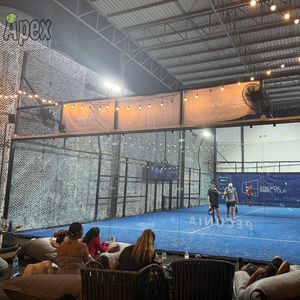 APEX Agent Wanted VIP Club Padel Court, structure galvanisée à chaud, verre trempé de 12 mm, matériaux haut de gamme, design esthétique - Product Image 5