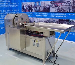 Máquina corte raiz alcaçuz ervas Máquina corte para erva fatias produto equipamento químico - Product Image 4