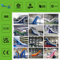 Toboggan flottant gonflable pour super yacht, usage domestique et résidentiel, matériau PVC, fêtes privées, location