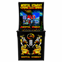Máquina recreativa comercial de empuje de monedas para 2 jugadores, operada con monedas, versión en inglés, gabinete metálico, Mortal Kombat