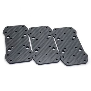 Estructura de Dron FPV de Fibra de Carbono Personalizada con Brazos Reforzados, Corte de Precisión 3K 6K, Grosor de 3mm, Temperatura de Funcionamiento de 200°C - Product Image 3