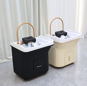Fauteuil <span class=keywords><strong>de</strong></span> lavage moderne en acrylique réglable pour salon <span class=keywords><strong>de</strong></span> coiffure, mobilier portable pour <span class=keywords><strong>spa</strong></span> capillaire, idéal pour salon <span class=keywords><strong>de</strong></span> barbier, salon et salle <span class=keywords><strong>de</strong></span> bain - Product Image 5