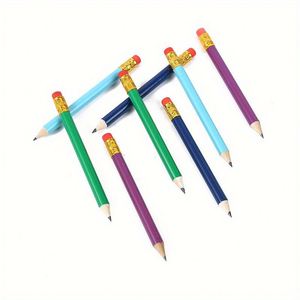 Lápices de Madera HB Personalizados de 3.5'' y 4'' con Goma de Borrar en la Parte Superior, Logotipo Personalizado, Hihooa HQ0014, Embalaje Suelto, para Oficina y Escuela - Product Image 1