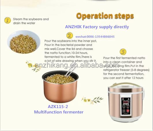 AZK115-2 фабрика маленькая кухонная техника плита 5L вина и охладители напитков горшок домашняя машина Йогуртница