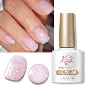 BORN RRETTY Colores naturales Gel de gelatina lechosa Vernis Semi permanente No tóxico Vegano Brillo Gel transparente Esmalte de uñas - Product Image 3