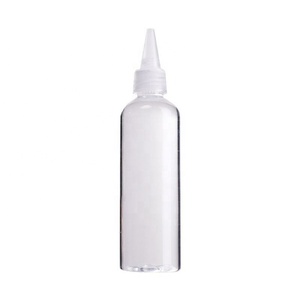 100ml 150ml 200ml Hair Oil Squeeze Applicator Packaging <b>Bottle</b> Clear <b>Plastic</b> <b>Empty</b> <b>Bottle</b> With Twist-open Dispensing Cap - Product Image 2