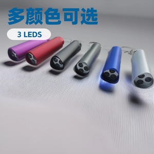 Car4Cash Mini lampe torche triangulaire 3 LED en alliage d'aluminium, lumière blanche, pour camping en extérieur et usage quotidien - Product Image 5