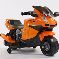 Moto électrique pour enfants, moto à batterie 12v, moto à pédales avec roues en caoutchouc
