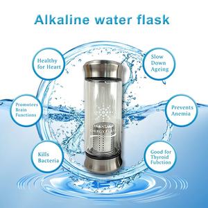 Ioniseur alcalin Filtre Bouteille flacon d'eau Alcaline Hydrogène Générateur D'eau Riche <span class=keywords><strong>pH</strong></span> 8.5-9.5 Nano tasse d'eau - Product Image 2