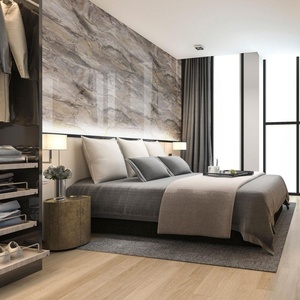 Dalles <span class=keywords><strong>de</strong></span> marbre <span class=keywords><strong>PVC</strong></span> haute brillance UV pour la décoration intérieure des hôtels, bureaux, salons - Décoration <span class=keywords><strong>murale</strong></span> écologique et imperméable - Product Image 2