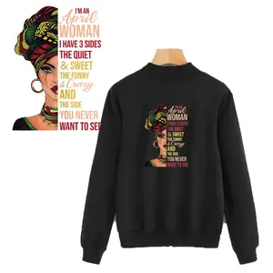 Cadhy 새로운 디자인 흑인 여성 화면 인쇄 저렴한 사용자 정의 열 인쇄 블랙 퀸 전송 디자인 티셔츠