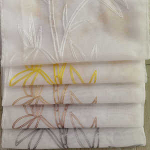 Tela de cortina bordada de hilo de cadena Base <span class=keywords><strong>Granada</strong></span> de gasa con diseños modernos, 100% poliéster, transpirable, gran oferta, personalizable - Product Image 1