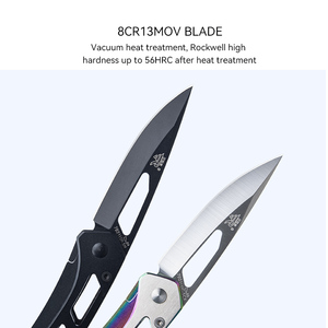 En iyi kalite 7021LUC-SCX katlanır bıçak CNC açık kamp yüksek sertlik paslanmaz çelik saplar çift eylem EDC pocket knife - Product Image 3