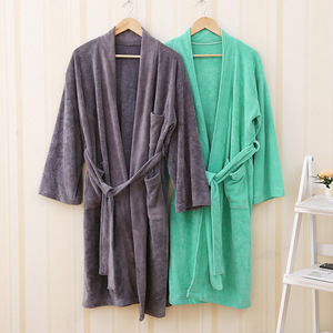 Peignoir en microfibre, taille unique, absorbant, sans peluches, pour salon de beauté, massage thérapeutique, femme - Product Image 1