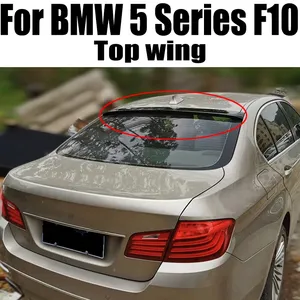 For BMW F10 5 Series 528I 535I 550I ABS Plastic Unpainted Color Rear Roof Spoiler Wing Trunk Lip <b>Boot</b> <b>Cover</b> Car Styling - Product Image 1