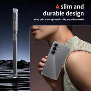 Étui de protection intégral 360° en TPU et PC transparent antichoc avec design de luxe pour la série S26, vente en gros d'usine - Product Image 6