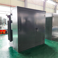 Transformateur immergé dans l'huile à enroulement en aluminium monté sur socle JZP ZGD 10kV 1000kVA, refroidissement ONAN/ONAF, système de distribution triphasé