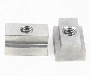 Bloc coulissant en acier au carbone zingué avec trou fileté pour machine CNC, imprimante 3D, fixations de cadre en aluminium - Product Image 3