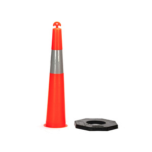 Acer Anti Collision <b>Road</b> <b>Cone</b> Pe Material 800g Regular Orange Red Ground Mount Traffic Warning Product - Product Image 1