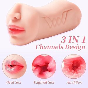 Masturbador masculino Meiye 3 en 1, grande, Thomas, control manual, juguete sexual para adultos para hombres. - Product Image 3