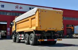 12-wheel New Sitrak G7w 30t Tipping Garbage Deep Box Dump Truck