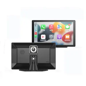 2024 portatile Wireless Carplay 9 pollici IPS Touch Screen Wireless Android Auto Mirror Link navigazione GPS Bluetooth TF USB