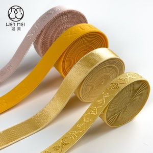 ファッションプリントソフトジャカードスパンデックス/ナイロン弾性バンドカスタム格安卸売ショルダーストラップブラ無料サンプル - Product Image 1