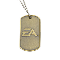 Etiqueta de perro de código QR oxidado de metal láser personalizado al por mayor Placa de etiqueta de nombre de perro de metal grabado láser de aluminio anodizado en blanco