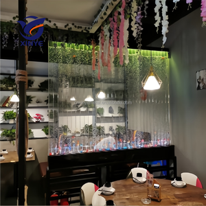 Custom Modern Water Bubble Room Divider for Hotels Waterproof Acrylic <strong>Panel</strong> Engineering Entrance Screen Partition Wall - Product Image 4