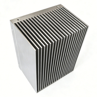 Dissipateur thermique à ailettes haute performance 94(L)*70(H)*120(P)mm pour onduleur IGBT UPS, dissipateur extrudé à grande surface