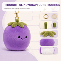 Peluche XDT AI Plum Character en polyester super doux, 11-30 cm, figurine de dessin animé mignonne, cadeau pour enfants, décoration de la maison, fête