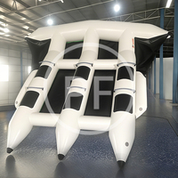 Grand bateau banane de poisson volant gonflable, surf en plein air, traînant, jouets gonflables, accessoires d'amusement pour adultes