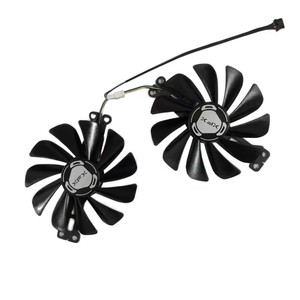Ventilador de Tarjeta Gráfica de 95mm (100mm) Alternativo FDC10U12S9-C, Refrigeración para Tarjetas de Video, para <span class=keywords><strong>XFX</strong></span> <span class=keywords><strong>RX</strong></span> <span class=keywords><strong>6600</strong></span> <span class=keywords><strong>XT</strong></span> RX6600XT Speedstar - Product Image 2