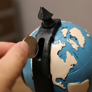 Globe de la Terre Master Gu 7124B en Résine Bleue, Décoration de Bureau, Style Européen, Design Classique - Product Image 4