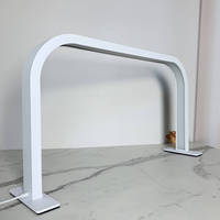 Lampe de table à ongles demi-lune dorée haute luminosité 36W, lampe de bureau LED 21,6 pouces pour la beauté, éclairage électrique pour manucure