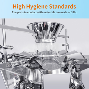 10/14 Heads Multi Head Quantitative <strong>Weigher</strong> Scale Automatic Linear <strong>Multihead</strong> Combination Weighing <strong>Machine</strong> - Product Image 4